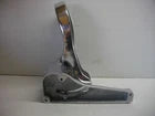 Polished aluminum stringer mount foot throttle gas pedal v-drive jet boat