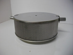 Barbron stainless 8 inch spark flame arrestor 2, 5/8" breather fume tube 803010S