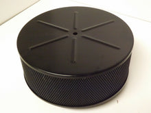 Barbron high flow black anodized 8 inch spark flame arrestor Holley Rochester