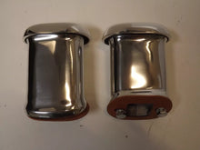Mooneyes style Hi Rise polished aluminum valve cover breather 2 ea hot rat rod
