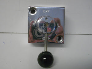 Polished Billet Manual 2 Tank Fuel Valve 1/2" NPT V-drive Jet Boat Eddie Marine