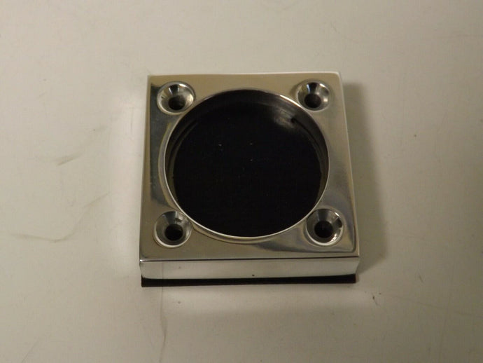 Billet polished automatic bilge J Drain Self-Bailing v-drive flatbottom boat
