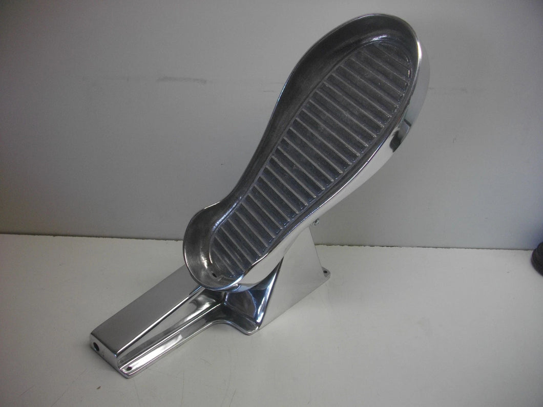 MLJ Polished aluminum floor mount foot throttle gas pedal v-drive jet boat