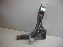 Polished aluminum stringer mount foot throttle gas pedal v-drive jet boat