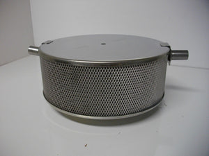 Barbron stainless 8 inch spark flame arrestor with 2, 5/8" breather boat 803010S