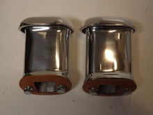 Mooneyes style Hi Rise polished aluminum valve cover breather 2 ea hot rat rod