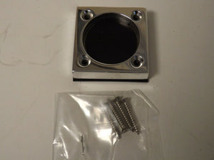 Billet polished automatic bilge J Drain Self-Bailing v-drive flatbottom boat