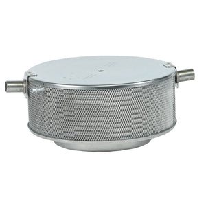 Barbron stainless 8 inch spark flame arrestor 2, 5/8" breather fume tube 803010S